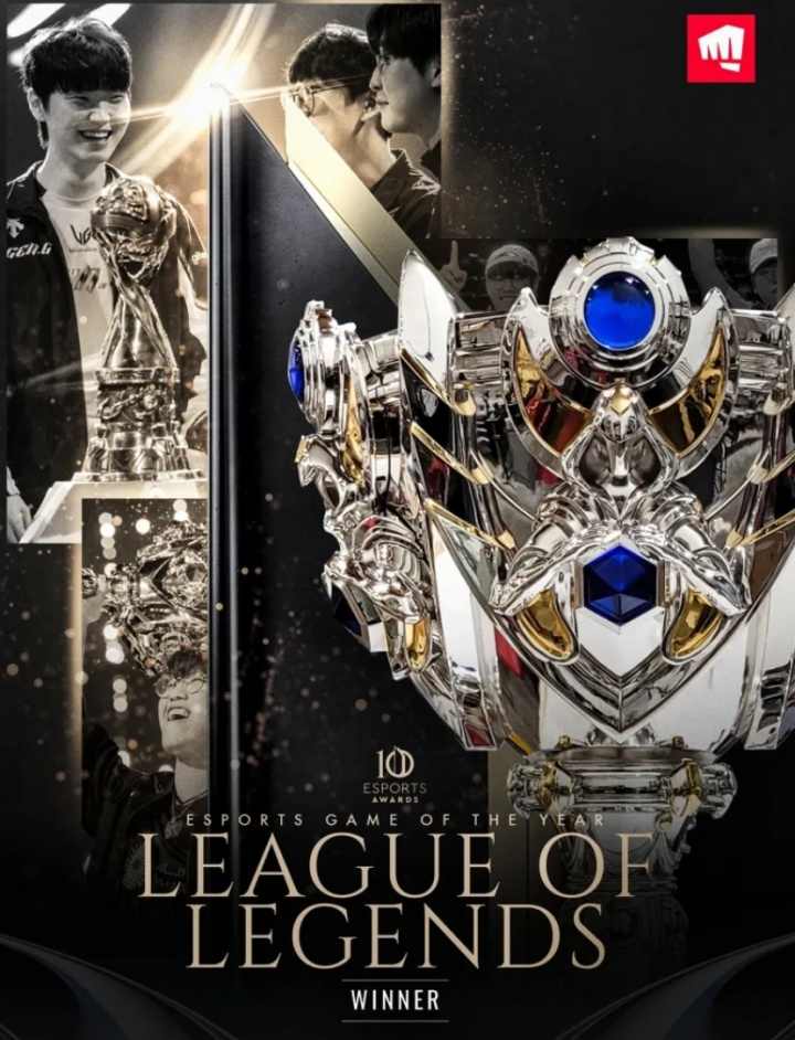 Esports Award公布年度最佳电竞游戏得主、最佳教练、最佳电竞高光时刻得主